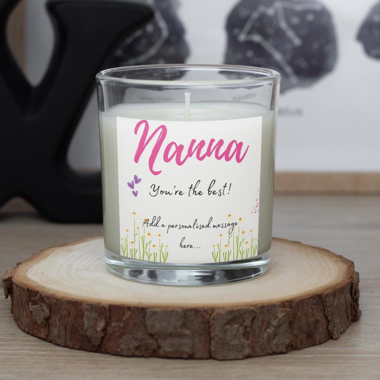 Nanna You're the Best Personalised Candle Gift | The Best Nan Message Candle | Best Grandma Gift | Best Nanna Gift | Christmas | Birthday Etsy