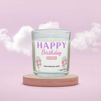Nanna Happy Birthday Balloon Personalised Candle Gift | Happy Birthday Nan Gift | Grandma Happy Birthday Message Candle | Nanna Birthday Etsy