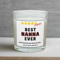 5 Star Best Nan Ever Personalised Candle | Nanna Funny Five Star Review Gift | Fun Novelty Gift for Nan | Nanna Birthday | Thank You Nanna Etsy