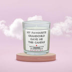 Funny Novelty Personalised Candle for Nanna | From Favourite Grandchild Gift | Novelty Nanna Message Candle | Grandma Gifts | Best Nan Gift Etsy