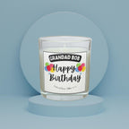 Happy Birthday Grandad Personalised Candle Gift | Grandad Name Message Birthday Gift | Birthday Gift from Grandkids | Grandad Birthday Gift Etsy