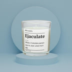 Ejaculate Joke Personalised Candle | Funny Candle | Novelty Joke Gift | Adult Humour | Funny Yorkshire Person Gift | From Yorkshire Candle Etsy