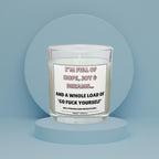 Go Fuck Yourself Personalised Candle | Funny Candle | Novelty Joke Gift | Funny Gift | Gifts For Friend | Humorous Gifts | LOL | Banter Gift Etsy