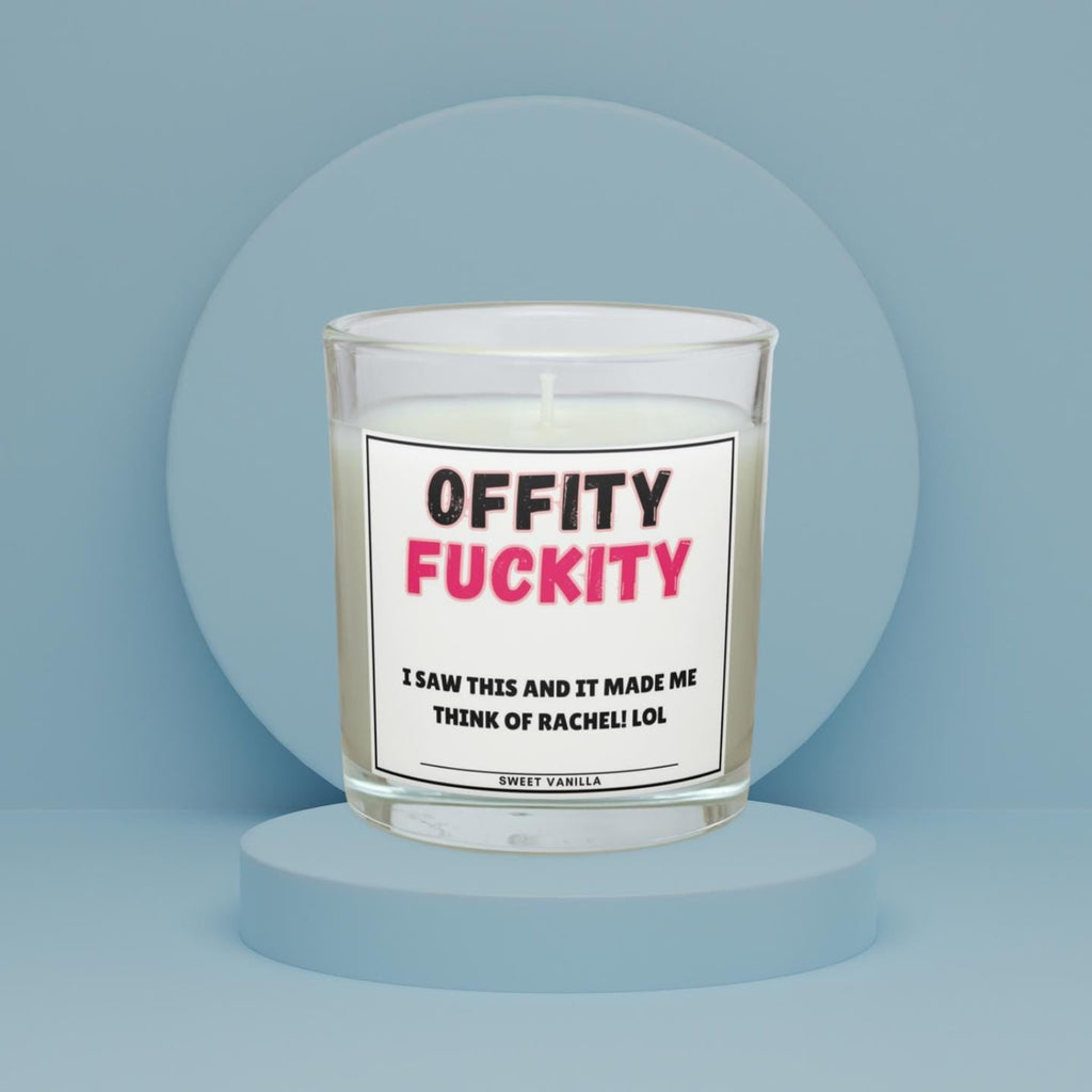 Off You Fuck Personalised Candle | Funny Katie Hopkins Inspired Gag | Novelty Adult Message Candle | Funny Work Friend | Best Friend Gifts Etsy