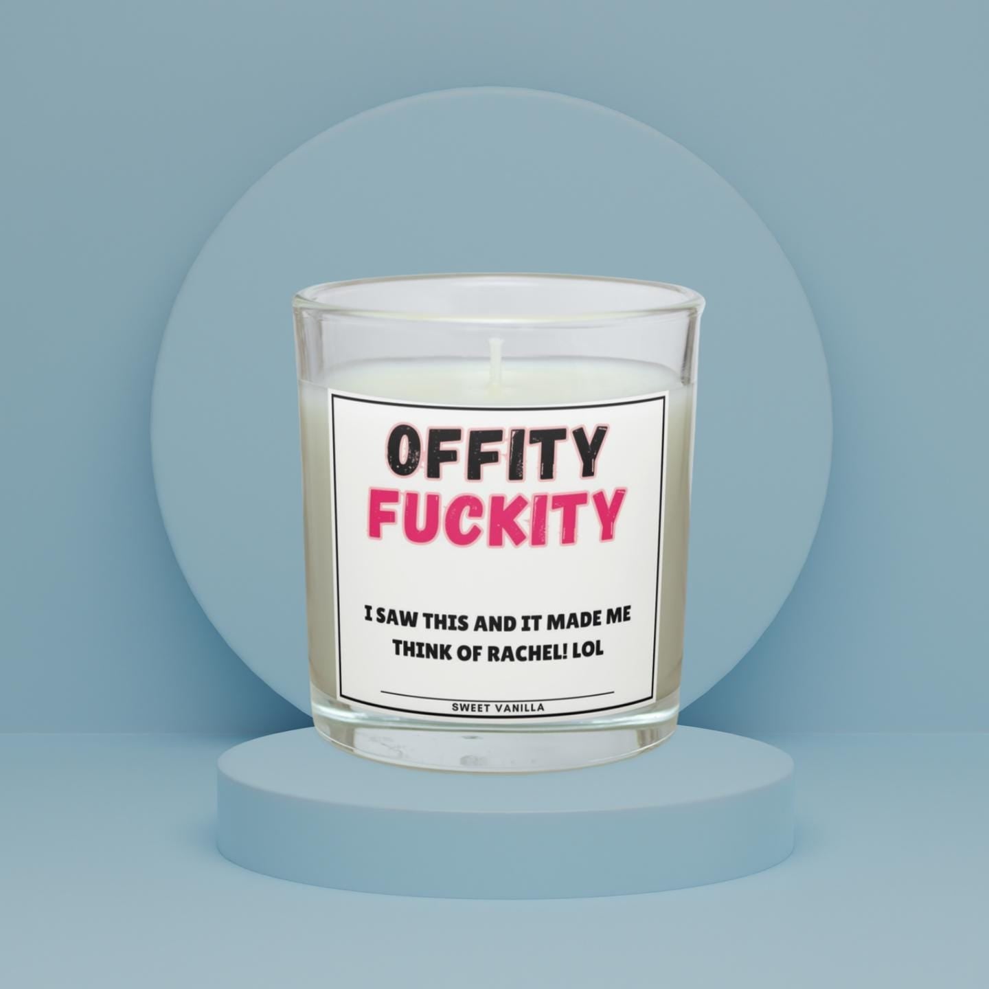 Off You Fuck Personalised Candle | Funny Katie Hopkins Inspired Gag | Novelty Adult Message Candle | Funny Work Friend | Best Friend Gifts Etsy