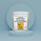 Funny Cocaine Joke Personalised Candle Gift | Novelty House Party Funny Decor | Cocaine Bathroom | Fun Gift for New Home | Drugs Humour Gift Etsy