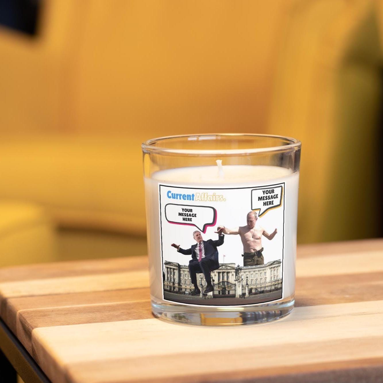 Vladimir Putin - Keir Starmer Funny Personalised Candle | Novelty UK Russia Candle | Putin Russia Gag Gift | Keir Starmer Funny Candle Gift Etsy