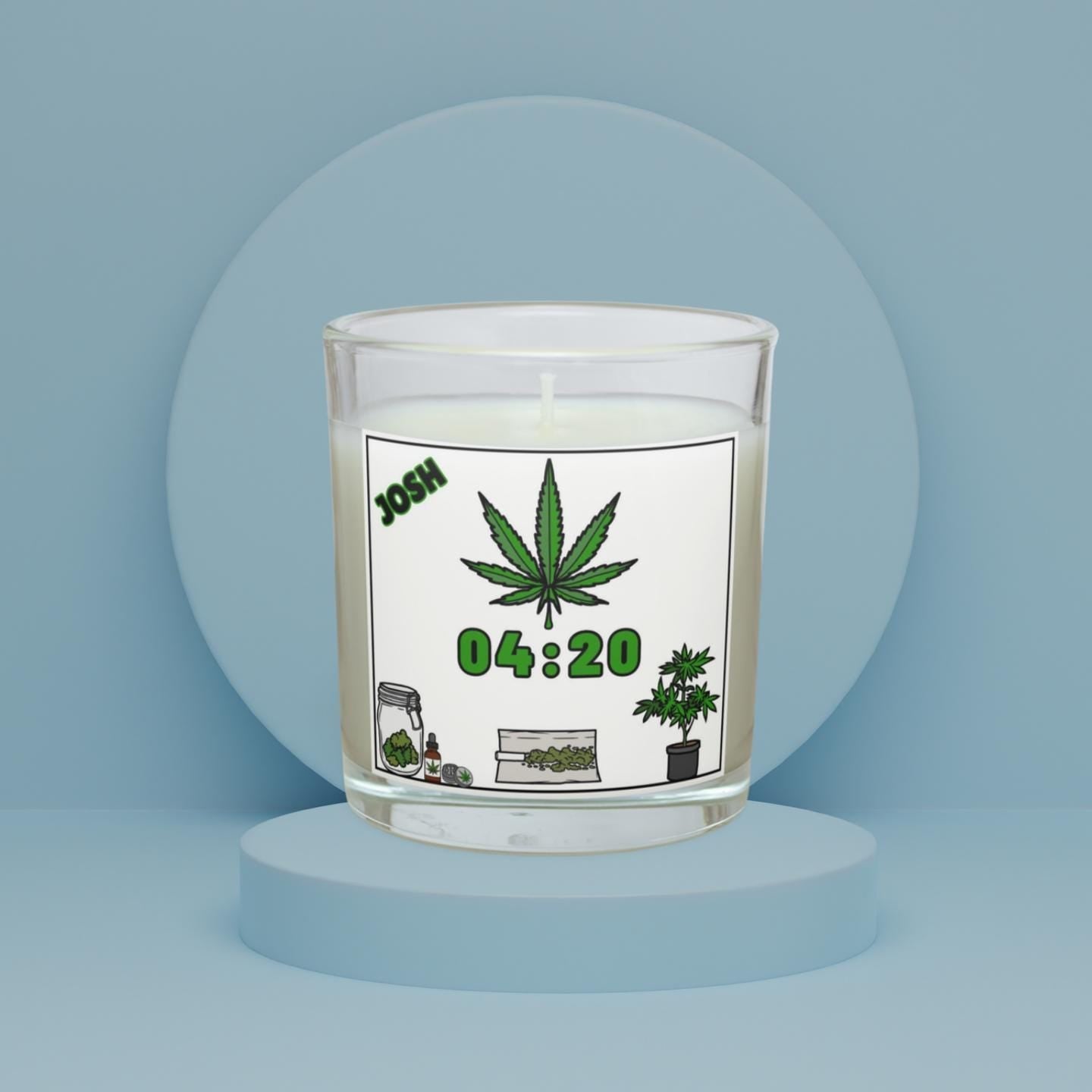 Cannabis 420 Personalised Candle | Gift for Weed Smokers | Stoner Name Gifts | 420 Club | Novelty Cannabis Gifts | Birthday | Christmas Gift Etsy