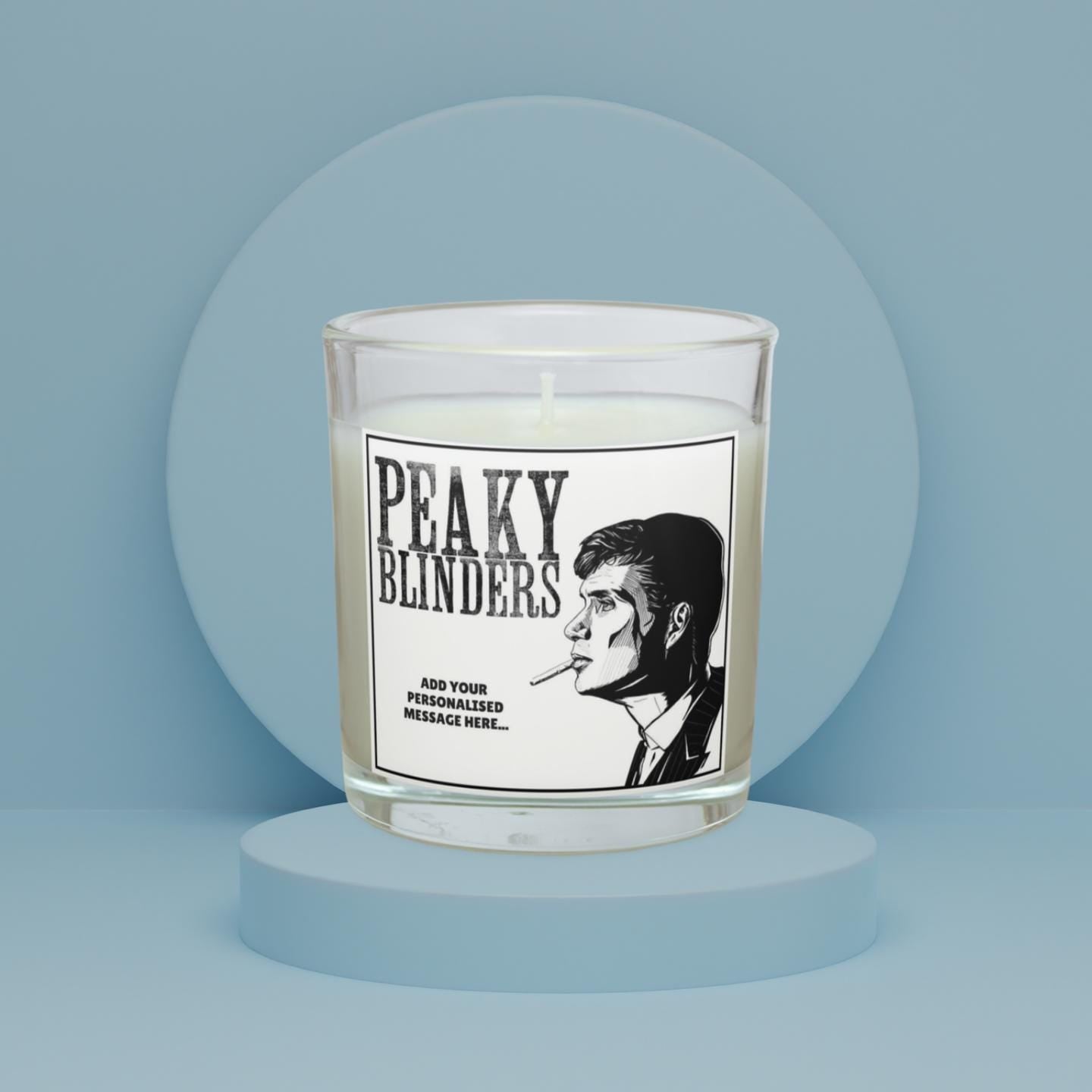 Peaky Blinders Tommy Shelby Personalised Candle | Peaky Blinders Gift | Thomas Shelby Gift | Peaky Blinders Message Novelty Candle Gift Etsy
