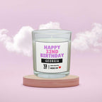 Happy Birthday Girlfriend Personalised Candle | Any Age Birthday Candle Gifts | 21st | 30th | 40th | Milestone Birthday Message Candle Gifts Etsy