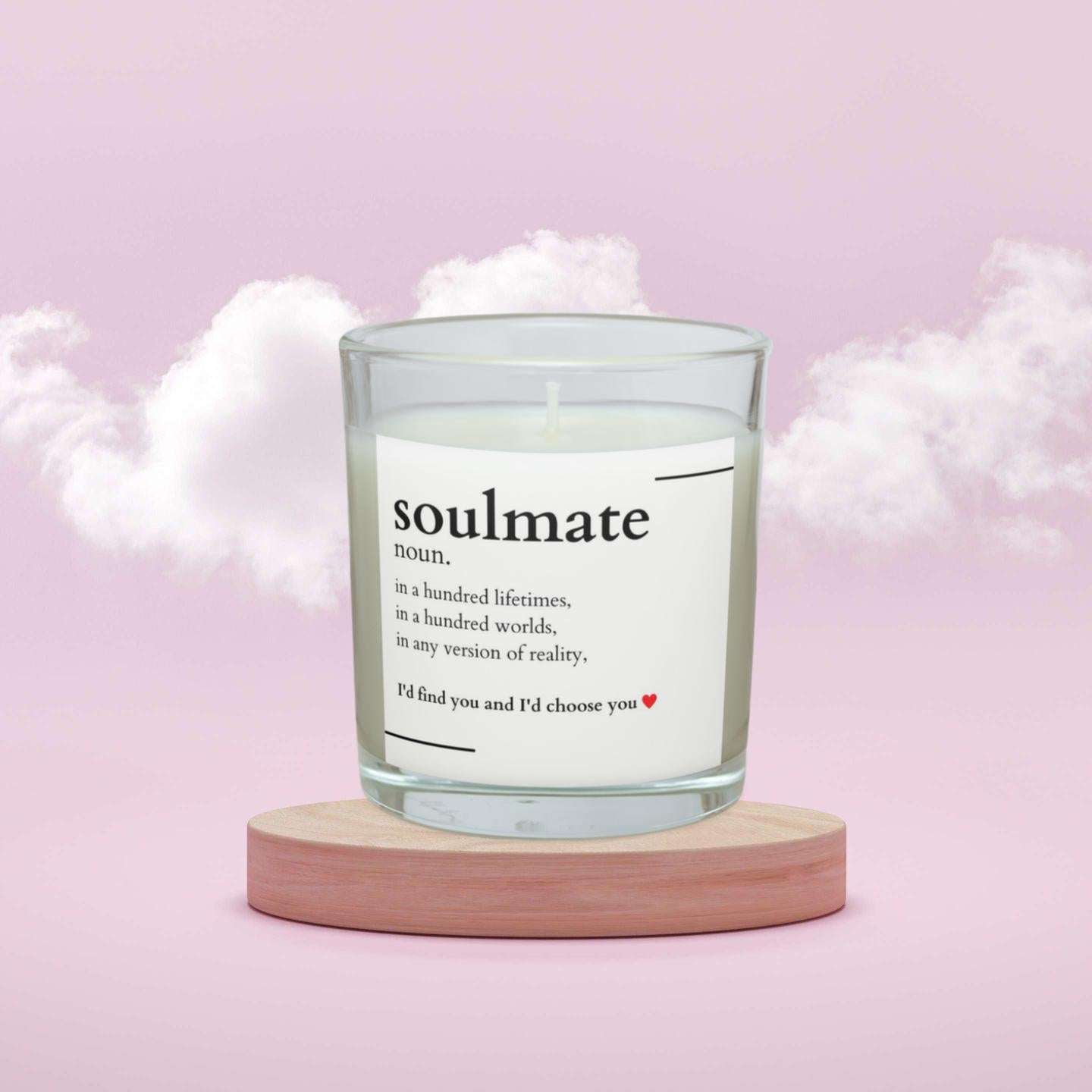 Soulmate Girlfriend Personalised Candle | Cute Noun Definition Gift for Girlfriend | Thoughtful Quote | Girlfriend Birthday | Anniversary Etsy