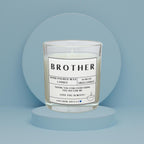 Brother Personalised Candle | Gifts for Brother | Brother Gifts | Thoughtful Brother Gift | Bro Candle | Birthday Candle | Christmas Gift Etsy