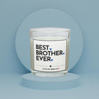 Best Bro Ever Hearts Personalised Candle | Best Brother Gift | Message Gift for Brother | Brother Candle | Birthday Gift | Christmas Gift Etsy