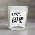 Best Sister Ever Personalised Candle Gift | Best Sister | Love you Sister | Sister Birthday | Just Because Sister | Sister Christmas Gift Etsy