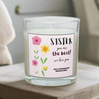 The Best Sister Personalised Candle | Sister You're the Best Gift | Custom Message Sister Candle Gift | Sister Christmas | Sister Birthday Etsy