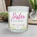 Sister You're the Best Personalised Candle | Best Sister | Thoughtful Gift for Sister | Sister Christmas | Sister Birthday | Custom Sister Etsy