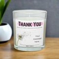 Thank You Noun Message Personalised Candle Gift | Thank You Gift for Her | Pink Thank You Message Candle Gift | Teacher | Friend | Co-Worker Etsy