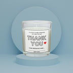 From Me To You Thank You Candle | Gift for Her | Appreciation Gift | Me to You Thank You | Thank You Heart Gift | Best Thank You Candle Gift Etsy