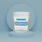 Thank You Name Candle Gift for Him | Personalised Thank You Candle | Gratitude Gift for Him | Appreciation Present for Male | Thank You Gift Etsy
