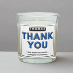 Thank You Name Personalised Candle Gift | Best Thank You Gifts for Him | Personalised Thank You Message | Appreciation Candle Gift for Him Etsy