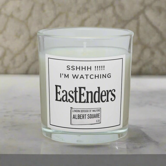 EastEnders Inspired Candle – Custom Message