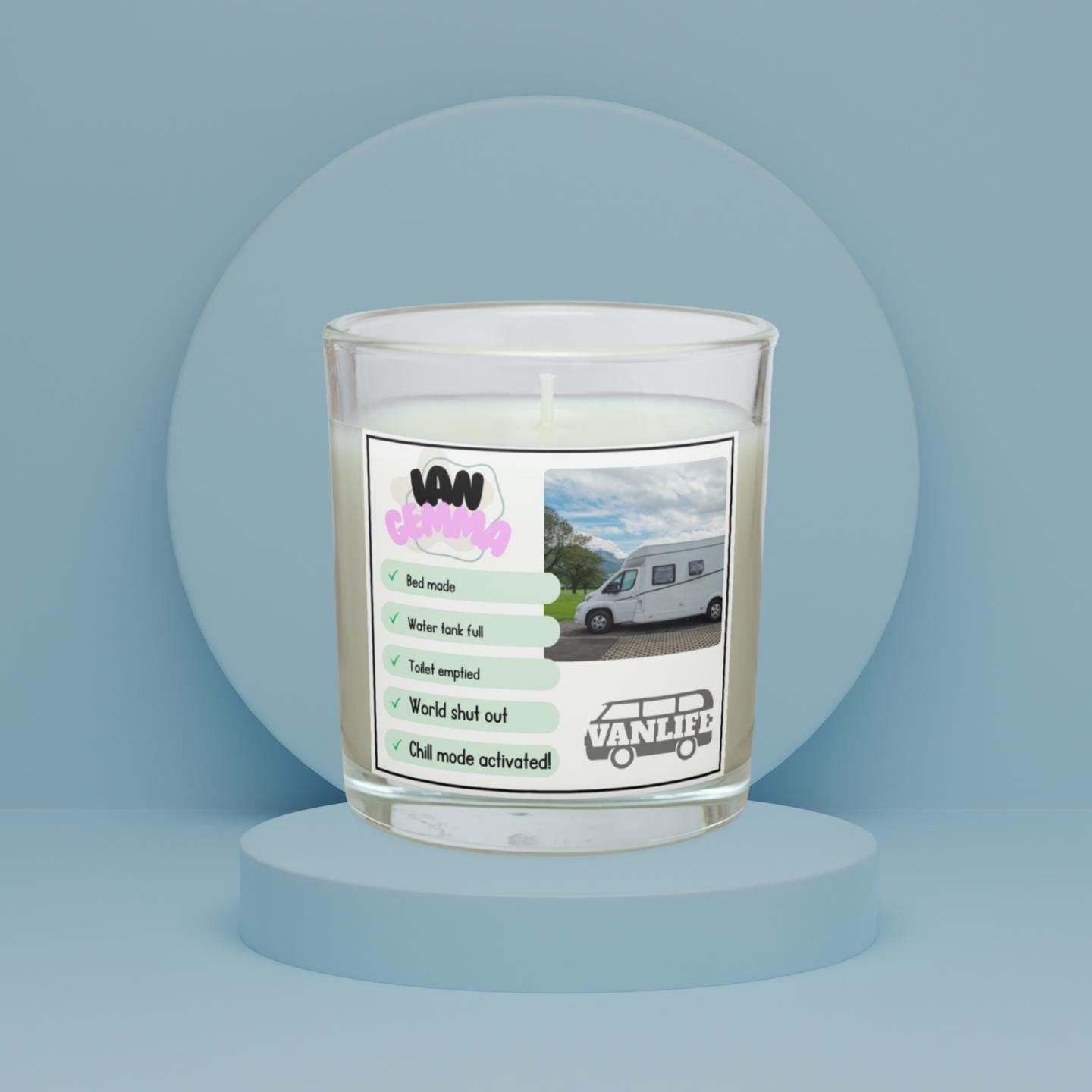Motorhome Checklist Personalised Photo Candle | Vanlife gift | Campervan Gift | Motor homing | Motorhome decoration | Vanlife Travel candle Etsy