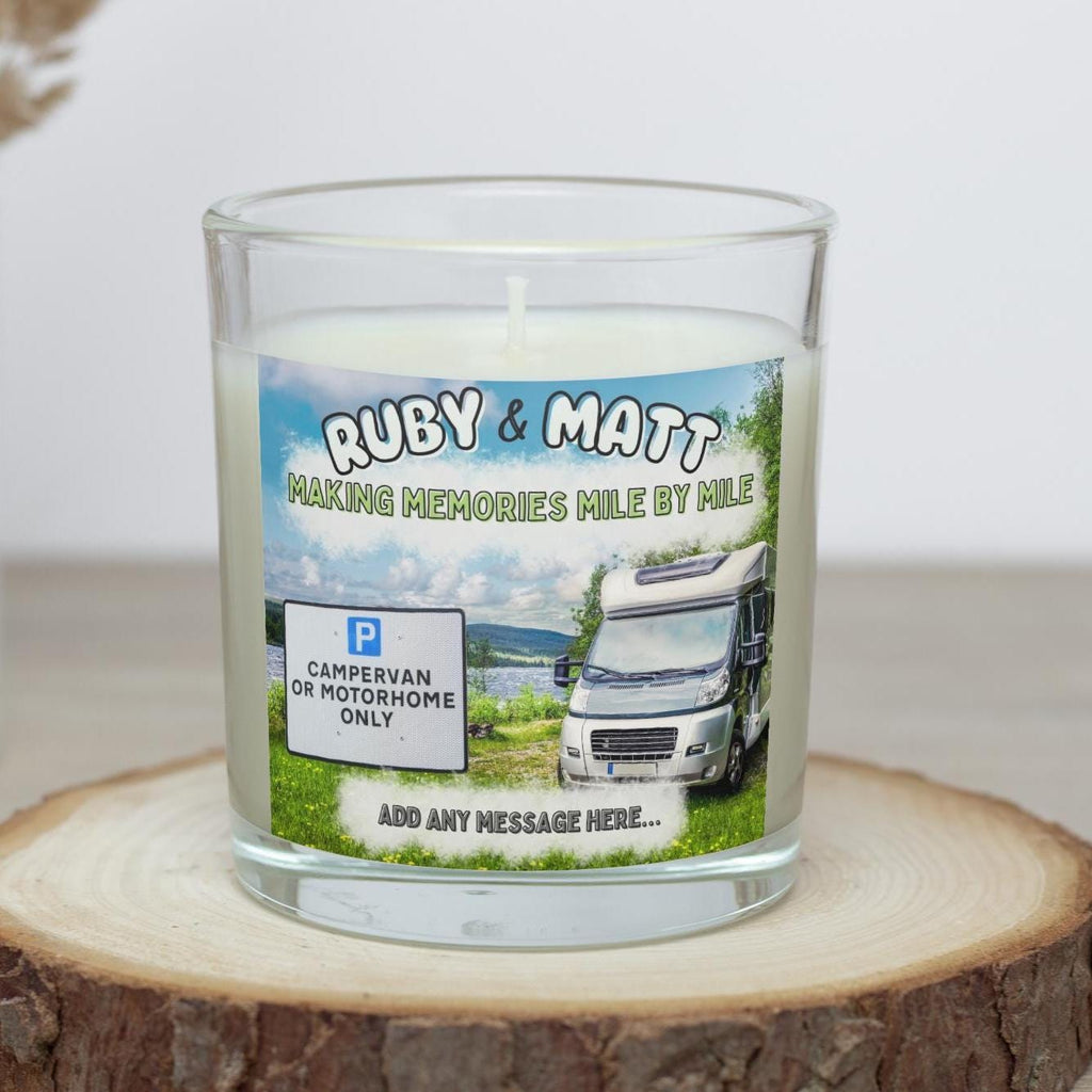 Motorhome & Campervan Personalised Candle Gift | Motorhome Decor | New Campervan Gift | Road Trip Accessories | Motorhome Holiday Decoration Etsy