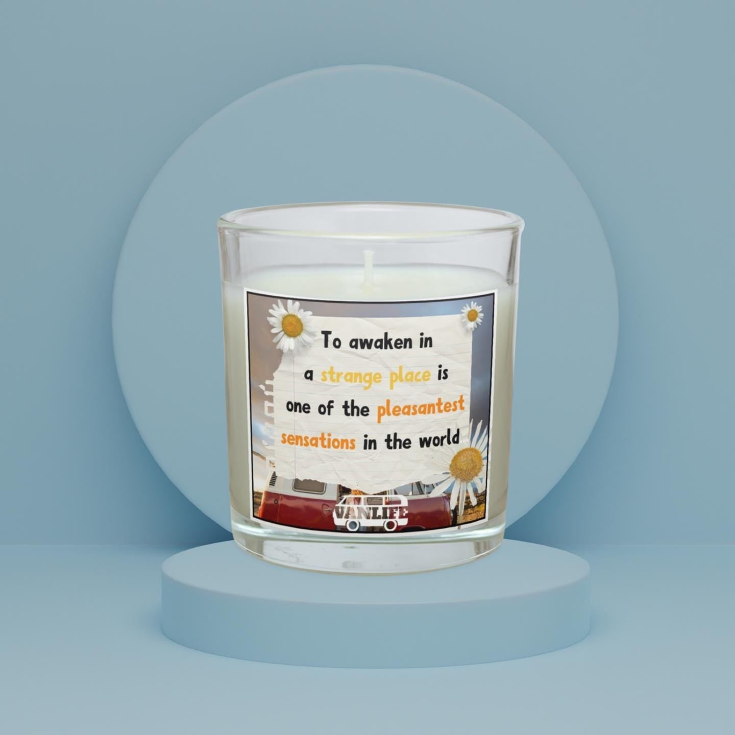 Motorhome Quote Personalised Candle | Vanlife Decor | Campervan Accessories | Caravan Quote | Travel | Road Trip Gift | Vanlife Message Gift Etsy