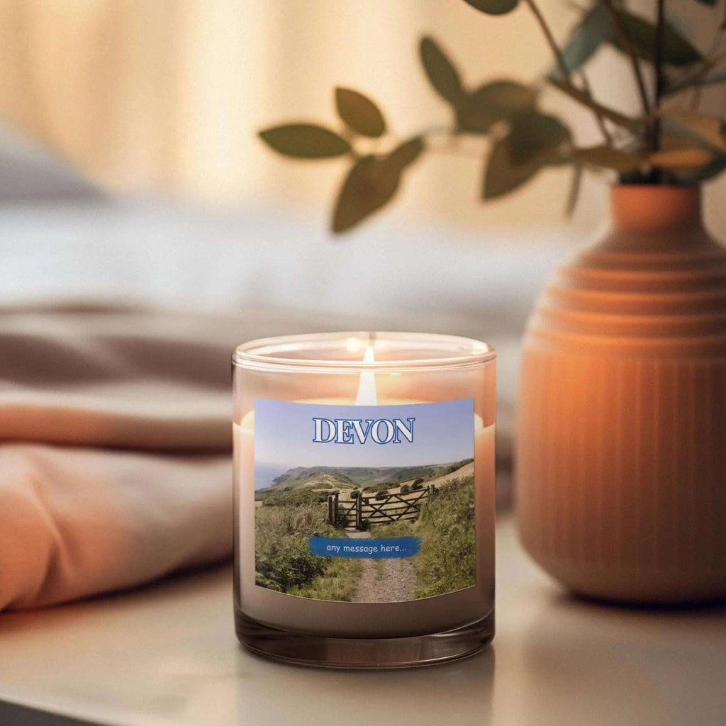 Devon Personalised Candle | Devon Gift | Devon Home Decor | Personalised Devon Gift | Devon Holiday Candle | Devon Memories Travel Gift Etsy