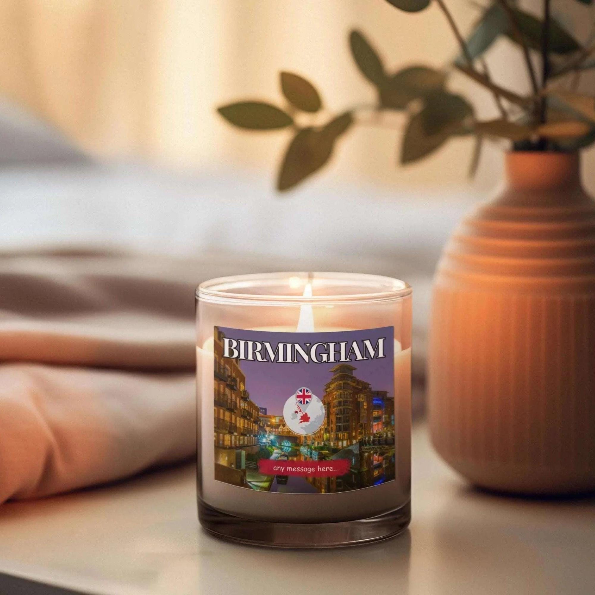 Birmingham Personalised Candle | Birmingham City Gift | Brummie Message Gift | Birmingham Holiday Candle | Birmingham Travel Candle Gift Etsy