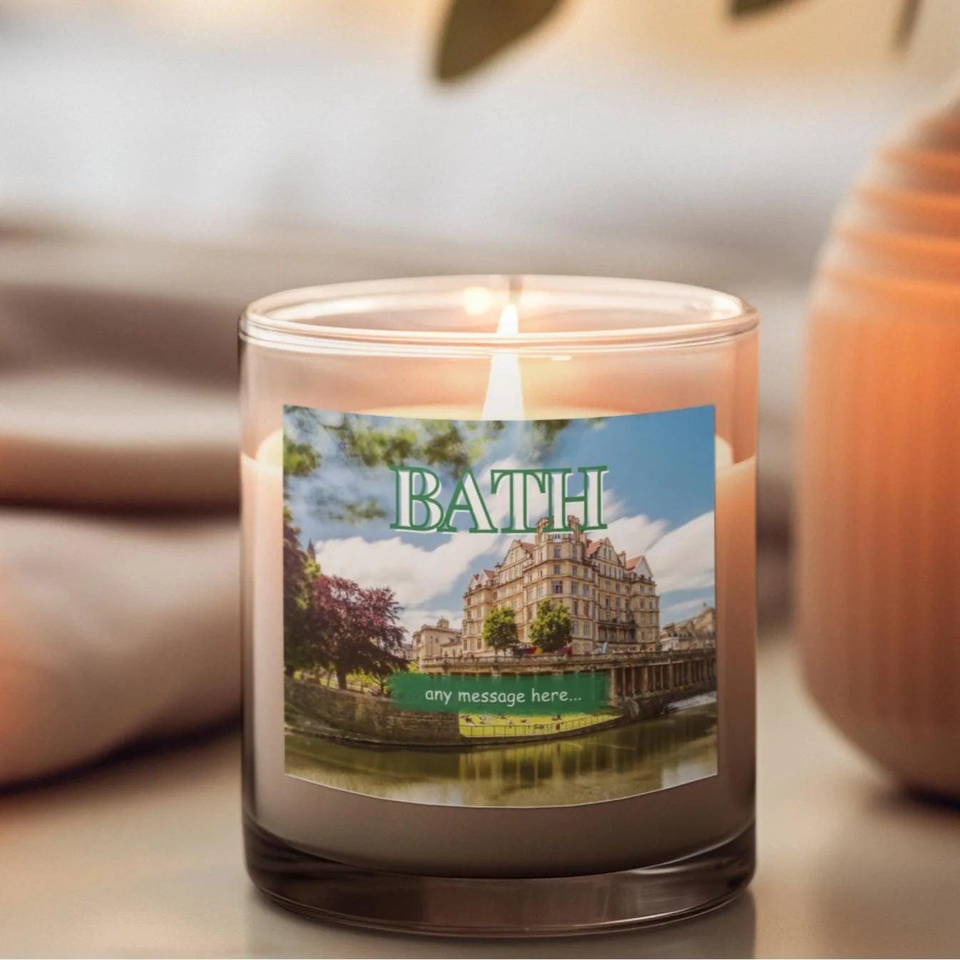Bath Personalised Candle | Bath Gift | City of Bath Gift | Bath Holiday | Bath Birthday | Bath Personalised Message Gift | Bath Home Decor Etsy