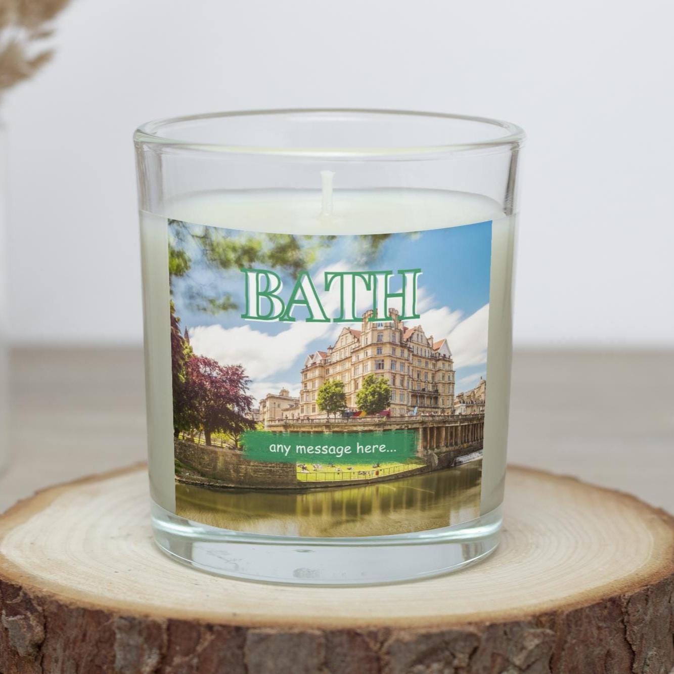 Bath Personalised Candle | Bath Gift | City of Bath Gift | Bath Holiday | Bath Birthday | Bath Personalised Message Gift | Bath Home Decor Etsy