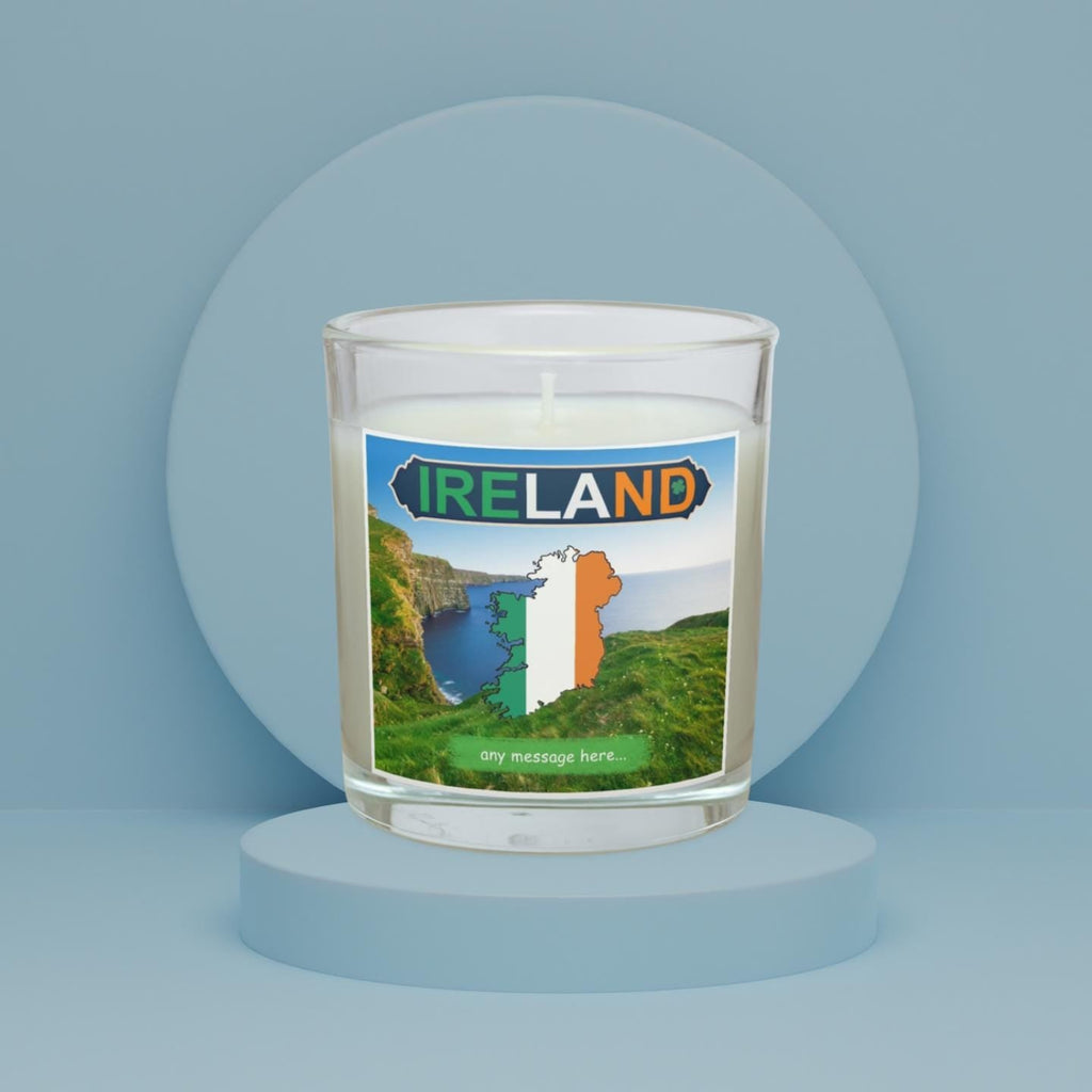 Ireland personalised candle | Ireland Gift | Ireland Message Candle | Ireland Home Decor | Ireland Birthday Message | Irish candle Message Etsy
