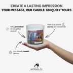 Manchester Personalised Candle | Manchester Gift | Manchester Home Decor | Manchester City Centre | Manchester Birthday | Manc Message Gift Etsy