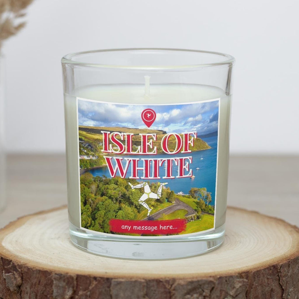 Isle of White Personalised Candle | Isle of White Gift | Home Decor | Isle of White Decoration | Isle of White Personalised Message Gift Etsy