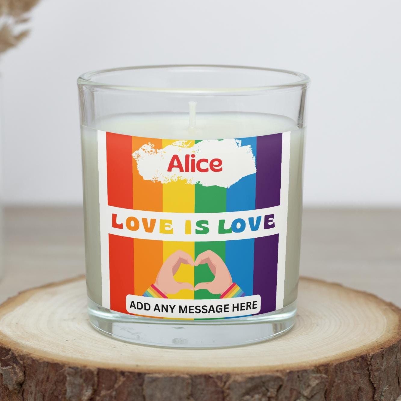 Love is Love Personalised Name Candle | LGBTQ Gifts | Gay Relationship Gift | Gifts for Gay Couple | Pride Gift | Gift for Lesbian Couple Etsy