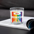 Love is Love Personalised Name Candle | LGBTQ Gifts | Gay Relationship Gift | Gifts for Gay Couple | Pride Gift | Gift for Lesbian Couple Etsy
