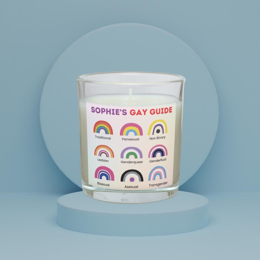 LGBTQ+ Gay Guide Personalised Candle | Gay Pride Gift | Funny Gay Gift | Coming Out Candle | Gender Identity | Sexual Orientation Gift Etsy
