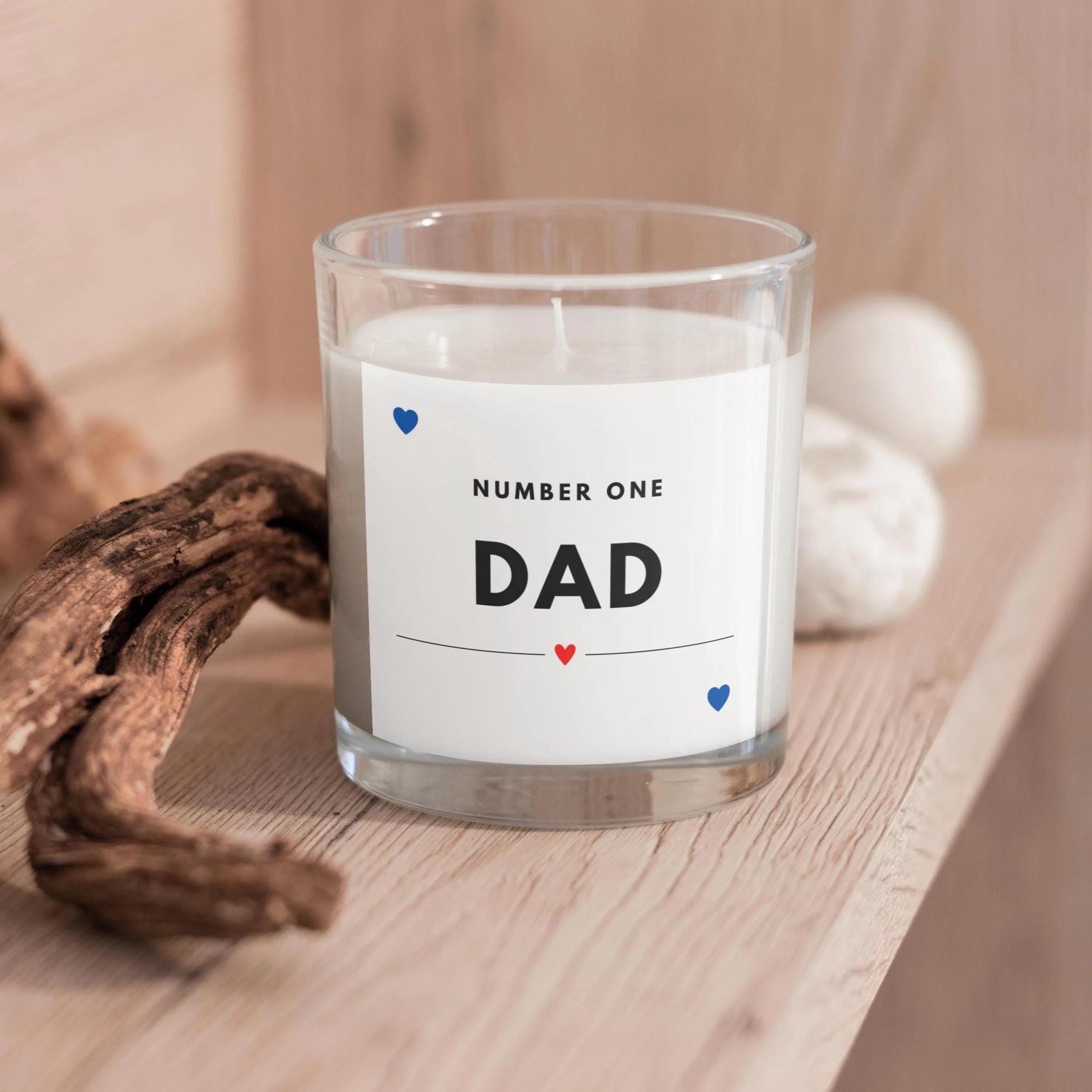Number One Dad Personalised Candle | Number 1 Dad Gift | Dad Message Candle | Thoughtful Dad Gift | Dad Birthday Gift | From Son Daughter Etsy