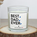 Best Dad Ever Personalised Candle | Best Dad Gift for Dad | Father's Day | Dad Appreciation Candle Gift | Dad Message | Thank You Dad Gift Etsy