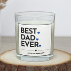 Best Dad Ever Personalised Candle | Best Dad Gift for Dad | Father's Day | Dad Appreciation Candle Gift | Dad Message | Thank You Dad Gift Etsy