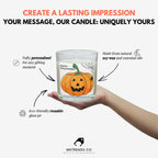 Halloween Pumpkin Personalised Candle | Halloween Decoration | Trick or Treat | Happy Halloween | Halloween Party Gift | Custom Halloween Etsy