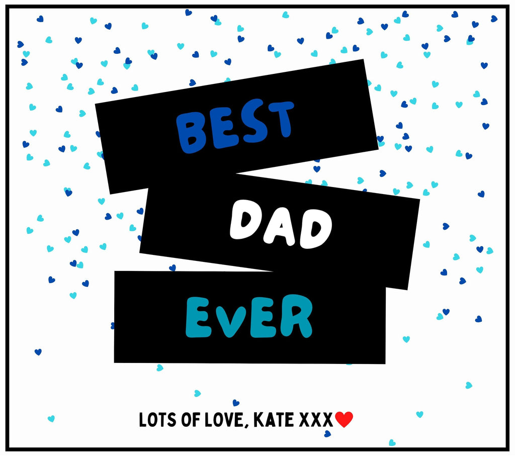 Best Dad Ever Personalised Candle Gift | Best Dad Message Gift | Dad Appreciation Gift | Father's Day | Dad Birthday Candle | Thank You Dad Etsy
