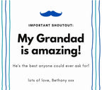 My Grandad is Amazing Personalised Candle Gift | From Grandkids Gift | Grandad Appreciation Gift | Grandad Thank You | Grandad Message Gifts Etsy