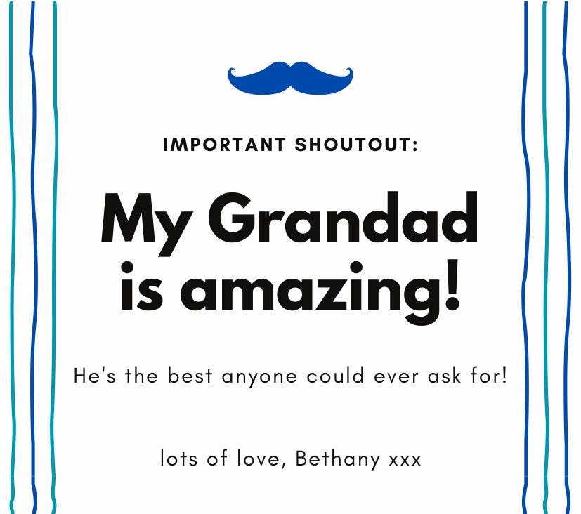 My Grandad is Amazing Personalised Candle Gift | From Grandkids Gift | Grandad Appreciation Gift | Grandad Thank You | Grandad Message Gifts Etsy