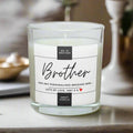 Number One Brother Personalised Candle | Gifts for Brother | Brother Gifts | Brother Message Gift | Best Brother Candle Gift | No.01 Brother Etsy