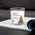 Merry Christmas Tree Candle | Personalised Candle | Christmas Gift | Festive Decorations | Christmas Candle | Custom Christmas Message Gifts Etsy