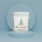 Festive Merry Christmas Tree Candle | Personalised Candle | Christmas Tree Gift | Festive Merry Christmas Candle | Custom Christmas Message Etsy