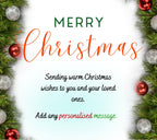 Merry Christmas Message Candle | Personalised Candle | Personalised Christmas Message Gift | Secret Santa Gift | Name and Message Candle Etsy