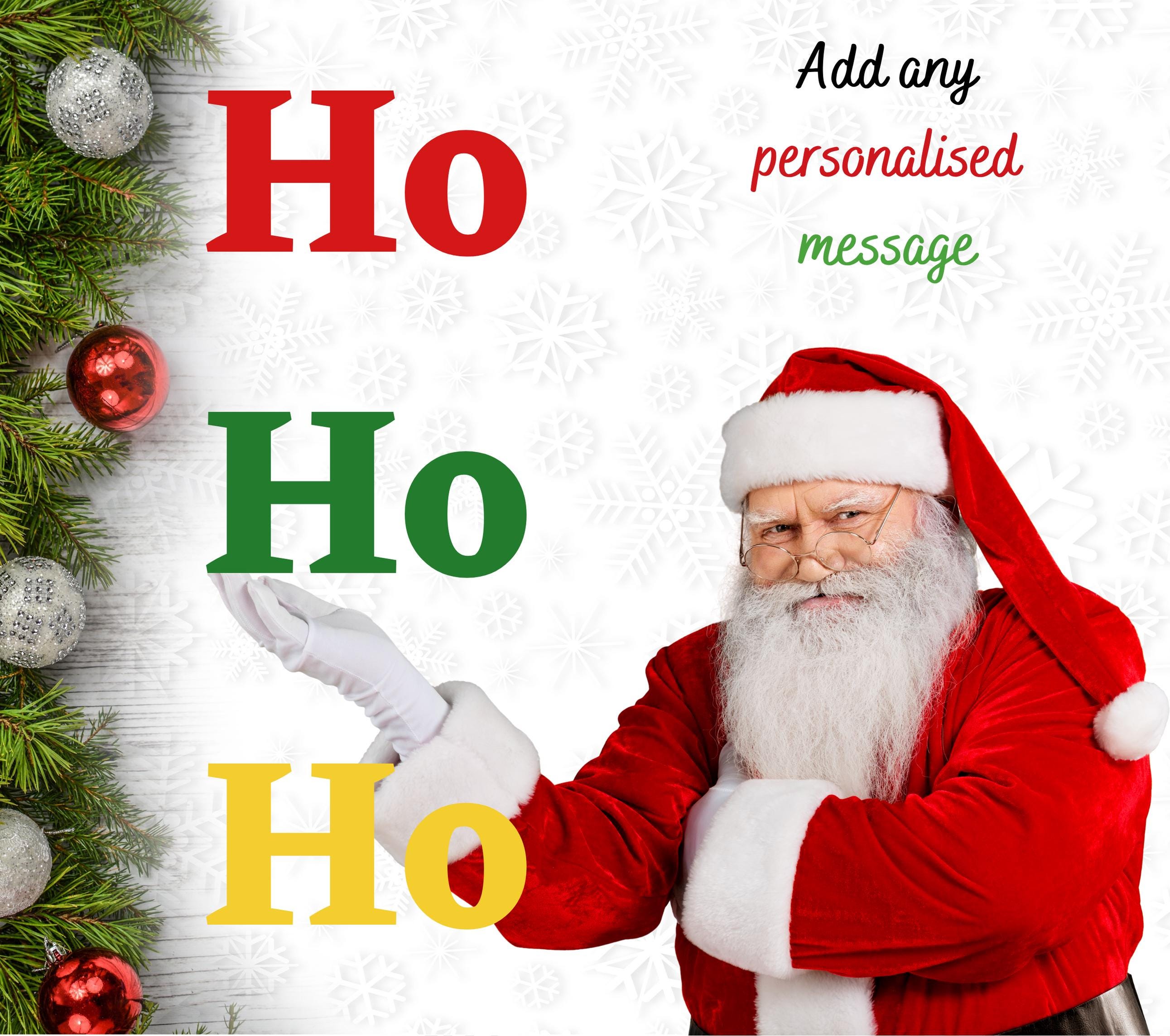 Ho Ho Ho Santa Message Personalised Candle | Christmas Message Gift | Secret Santa Gift | Festive Decoration | Funny Santa Christmas Message Etsy